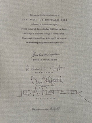 The West of Buffalo Bill: Frontier Art, Indian Crafts, Memorabilia from the Buffalo Bill Historical Center