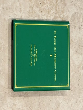 Item #09754 To Keep the Memory Green. Reflections on the Life of Richard Lancelyn Green...