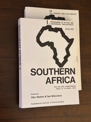 Item #09801 Southern Africa. The UN-OAU Conference Oslo 9-14 April 1973. Olav Stokke, Carl Widstrand