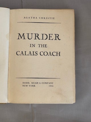 Murder in the Calais Coach
