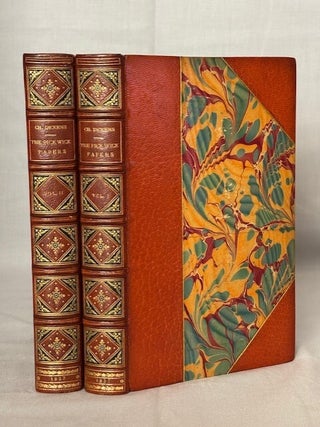 Item #09947 The Posthumous Papers of the Pickwick Club. In a Fine Binding and with Many First...