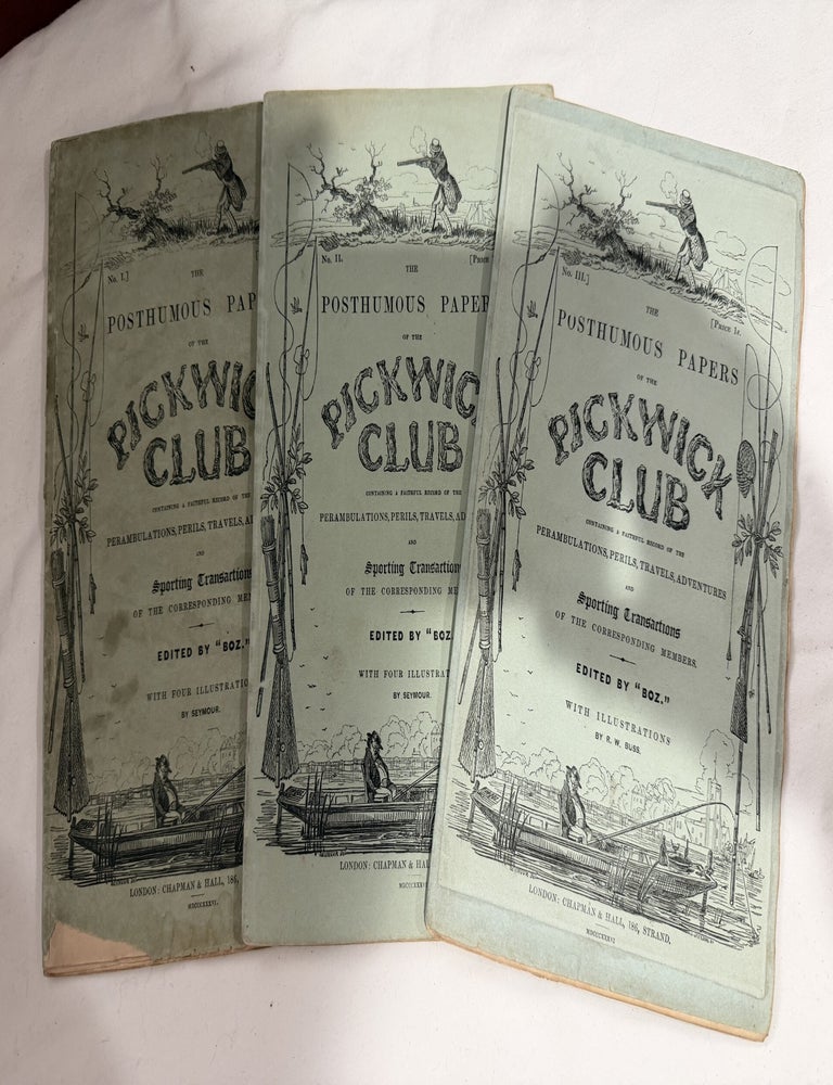 Item #10002 The Posthumous Papers of the Pickwick Club. A Prime Pickwick, in Original Parts. Charles Dickens.