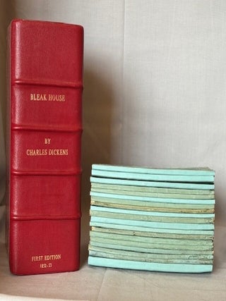 Item #10045 Bleak House (In the Original Monthly Parts) Annotated By Bibliographer Thomas Hatton....