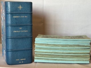 Item #10055 Dombey and Son (20 Parts in 19) Annotated By Bibliographer Thomas Hatton And with an...