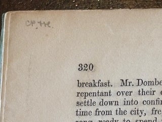Dombey and Son (20 Parts in 19) Annotated By Bibliographer Thomas Hatton And with an Autograph Note Laid in