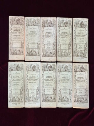 THE LIFE AND ADVENTURES OF MARTIN CHUZZLEWIT (ANNOTATED By Bibliographer Thomas Hatton and with a Two Page Autograph Letter. Concerning the Dexter Copy of Martin Chuzzlewit)