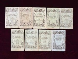 THE LIFE AND ADVENTURES OF MARTIN CHUZZLEWIT (ANNOTATED By Bibliographer Thomas Hatton and with a Two Page Autograph Letter. Concerning the Dexter Copy of Martin Chuzzlewit)
