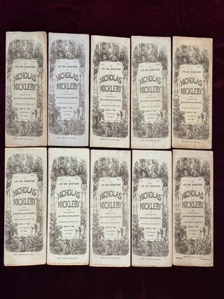 The Life and Adventures of Nicholas Nickleby [Extra-Illustrated with 4 Proofs on Thick Paper, laid-in]