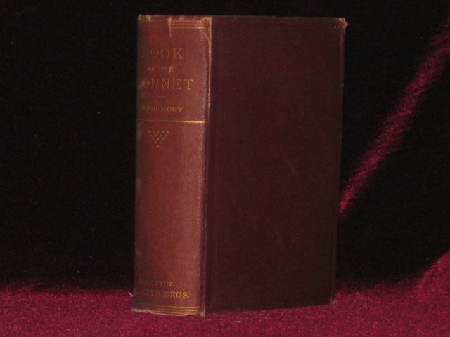 Item #2005 THE BOOK OF THE SONNET. Leigh Hunt, S. Adams Lee.