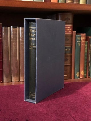 Item #2601 WHEN A MAN'S SINGLE, A Tale of Literary Life. J. M Barrie
