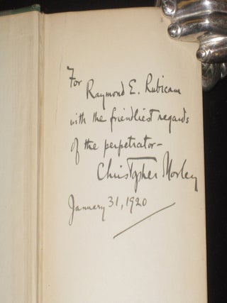 PARNASSUS ON WHEELS (Inscribed Association Copy)