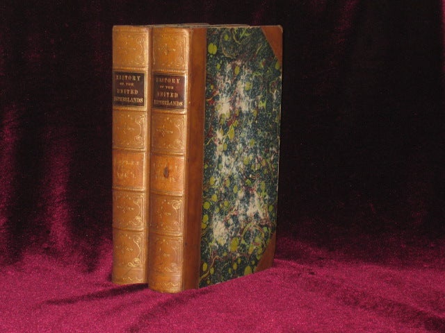 Item #3386 HISTORY OF THE UNITED NETHERLANDS; from the Death of William the Silent to the Synod of Dort. Two Volumes Only, of Four. John Lothrop Motley.