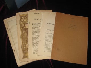 TWENTY-FOUR PAMPHLETS AND STORIES. Includes: English as She is Taught; To the Person Sitting in Darkness; A Dog's Tale; The Man That Corrupted Hadleyburg; A Double Barreled Detective Story