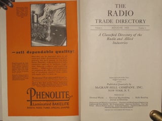 Item #3849 THE RADIO TRADE DIRECTORY, Volume 1, August, 1925, Number 4
