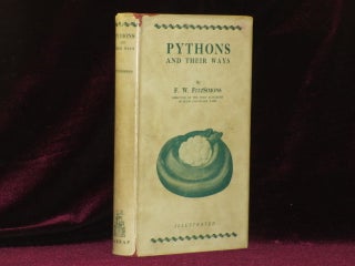 Item #4010 PYTHONS AND THEIR WAYS (Famed British Zoologist Gerald Iles' copy). F. W. Fitzsimons