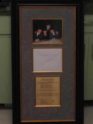 THE BEATLES (Signed photograph)