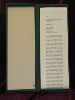 Item #4721 HOKUM: a Three-act Play. Ernest Hemingway, Morris S. Musselman