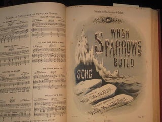 MUSIC BOOK. Bound sheet Music.