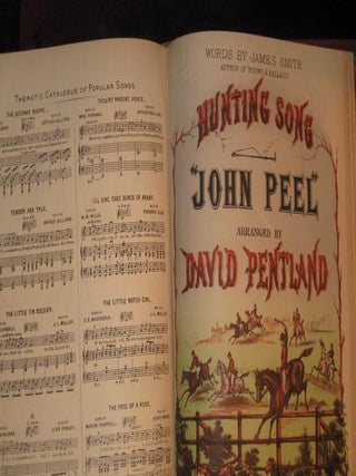 MUSIC BOOK. Bound sheet Music.