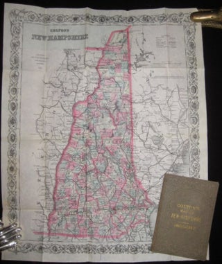 Item #4809 COLTON'S MAP OF NEW HAMPSHIRE. C. W Colton