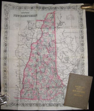 Item #4809 COLTON'S MAP OF NEW HAMPSHIRE. C. W. Colton