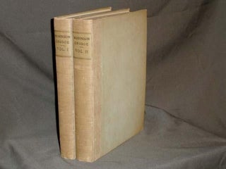 Item #6134 THE LIFE AND ADVENTURES OF ROBINSON CRUSOE. Two Volumes. Daniel Defoe