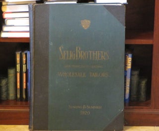 Item #6243 SWATCH BOOK (Spring & Summer, 1920) SELIG BROTHERS, San Francisco's Leading Wholesale...