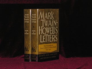 Item #6465 Mark Twain - Howells Letters. The Correspondence of Samuel L. Clemens and William D....
