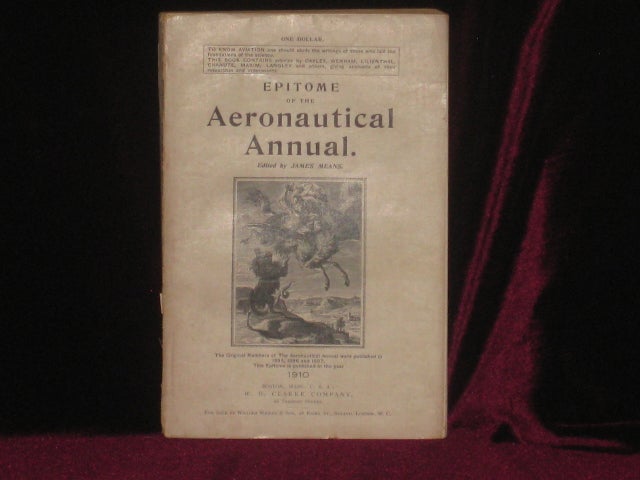 Item #6733 Epitome of the Aeronautical Annual. James Means.