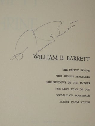 The Empty Shrine (With Typed Letter Signed)