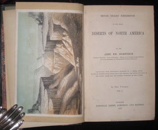 Item #6936 Seven Years' Residence in the Great Deserts of North America. Two Volumes. Abbe EM...
