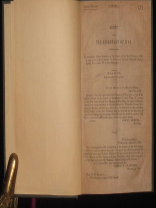 Item #6963 Report from the Secretary of War, Communicating, in Compliance with a Resolution of...