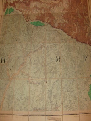Item #6983 1860 Map of Basingstoke England. Geological Survey of Great Britain. Sir R. I. Murchison