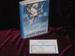 Item #7100 Trust Me. Short Stories - Signed Review Copy. John Updike, SIGNED