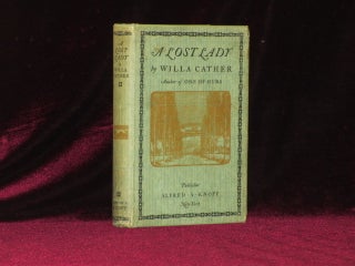 Item #7459 A Lost Lady. Willa Cather