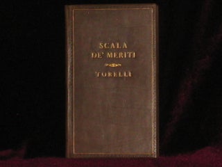 Item #7587 Scala De' Meriti A Capo D'Anno Trattato Geometrico. Giuseppe Torelli