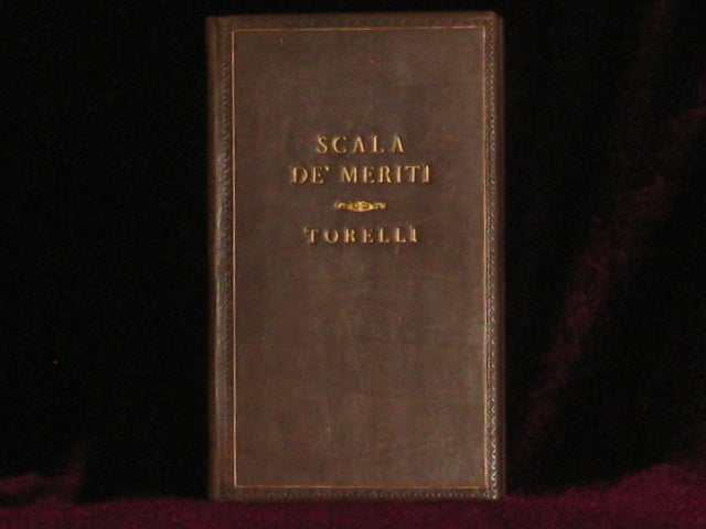 Item #7587 Scala De' Meriti A Capo D'Anno Trattato Geometrico. Giuseppe Torelli.
