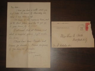 Tappan's Burro and Other Stories; with Autograph Letter Signed