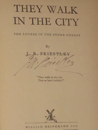 They Walk in the City (Signed)