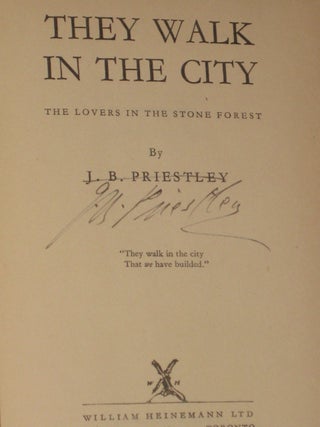 They Walk in the City (Signed)