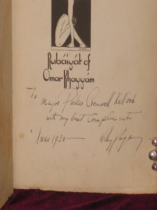 Rubaiyat of Omar Khayyam. The First and Fourth Renderings in English Verse By Edward Fitzgerald with Illustrations By Willy Pogany