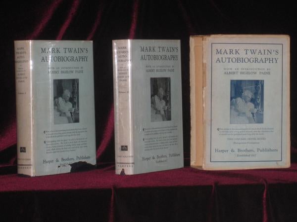 Item #7753 Mark Twain's Autobiography. With an Introduction By Albert Bigelow Paine. Mark Twain.